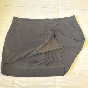 Stretch Black Skort